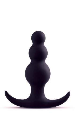 Korek analny z koralikami Anal Adventures Platinum black