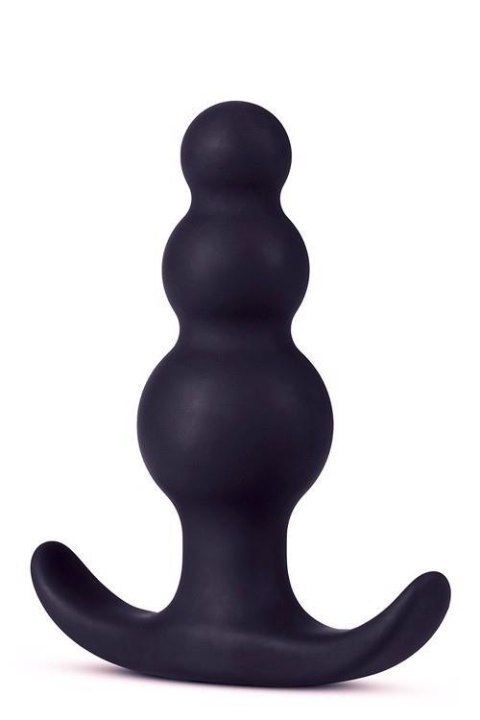 Korek analny z koralikami Anal Adventures Platinum black