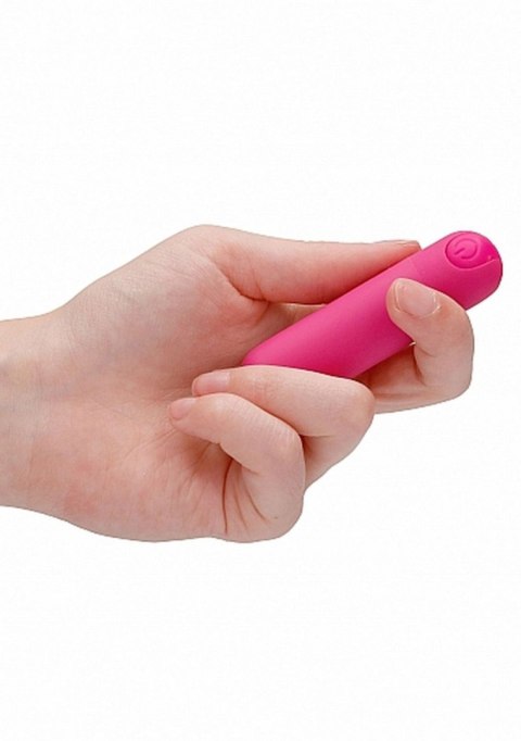 Mini wibrator bullet 10 trybów wibracji pink Shots