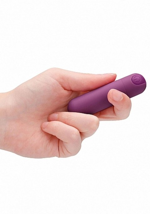 Mini wibrator bullet 10 trybów wibracji purple Shots