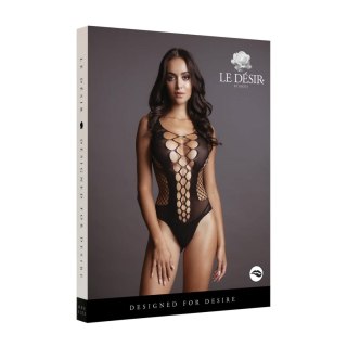 Contrast Fence Net Teddy - One Size