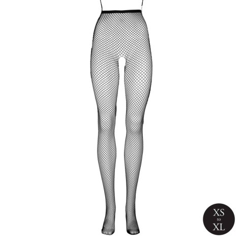 Panty with small fishnet structure.