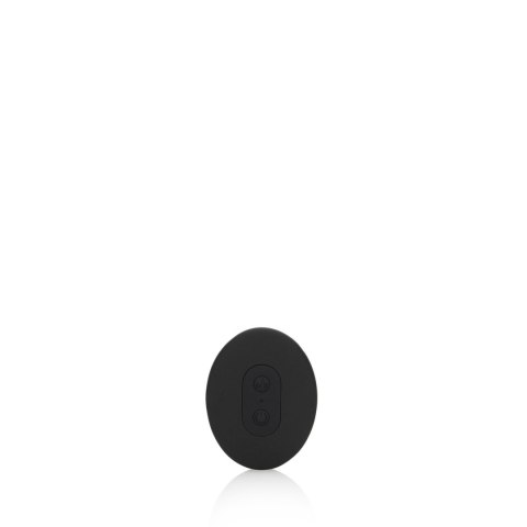 Korek analny z koralikami Loveline wibracje + pilot black