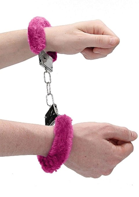 Kajdanki na ręce z futerkiem Beginner's Pink