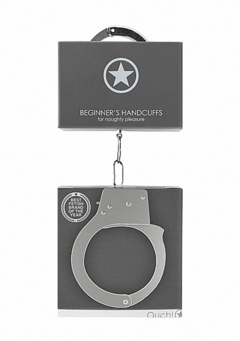 Kajdanki SHOTS Beginner"s Handcuffs Metal