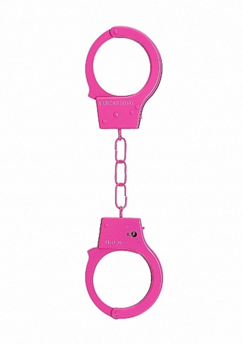 Kajdanki na ręce Beginner's metalowe Pink