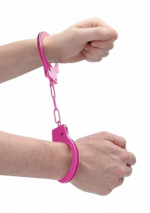 Kajdanki na ręce Beginner's metalowe Pink