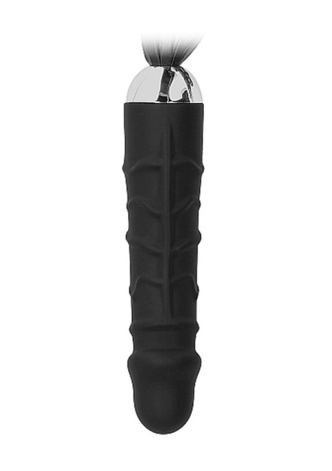 Bicz dildo SHOTS silikon ABS czarny