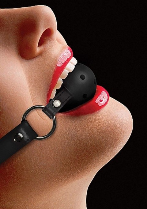 Knebel do ust SHOTS Gag Ball - Black