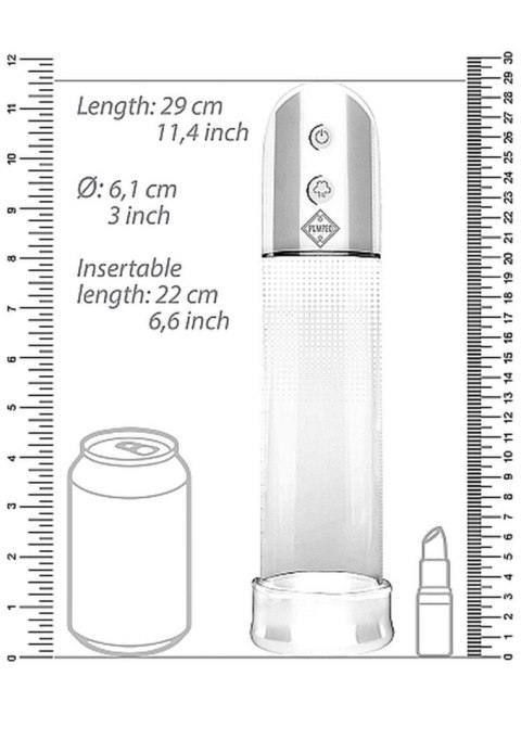 Pompka do penisa SHOTS automatyczna Luv Pump Transparent