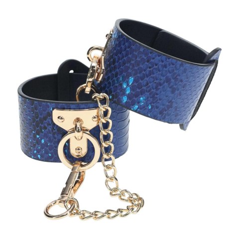 Kajdanki SHOTS Florence Collection Gold/Blue