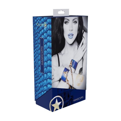 Kajdanki SHOTS Florence Collection Gold/Blue