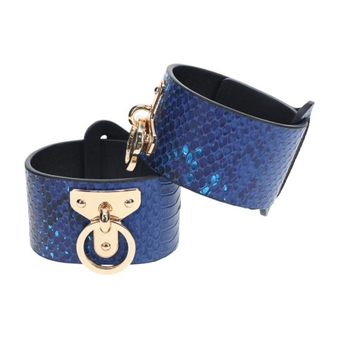 Kajdanki SHOTS Florence Collection Gold/Blue