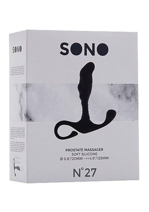 Masażer prostaty SHOTS No.27 black