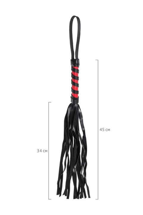 Bicz TOYFA ze skóry PU 45 cm black