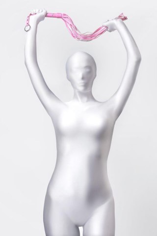Pejcz TOYFA zamszowy 64cm pink