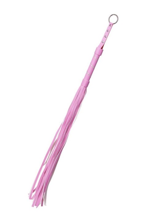 Pejcz TOYFA zamszowy 64cm pink