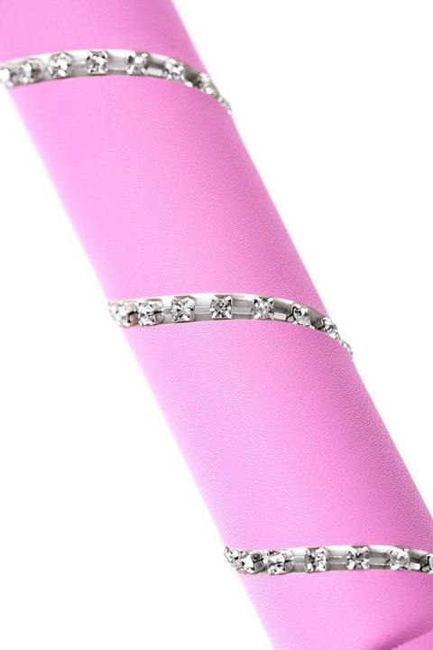 Pejcz TOYFA zamszowy 64cm pink