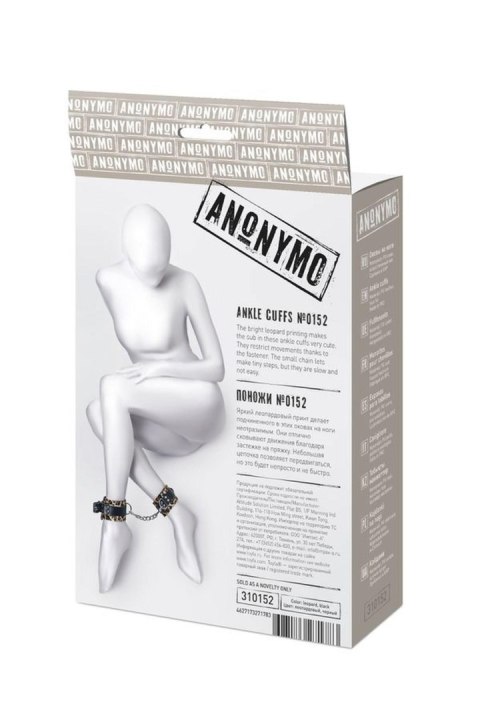 Kajdanki na kostki Anonymo 27 cm print