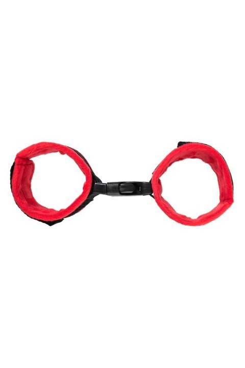 Kajdanki na kostki Anonymo welurowe 29 cm red