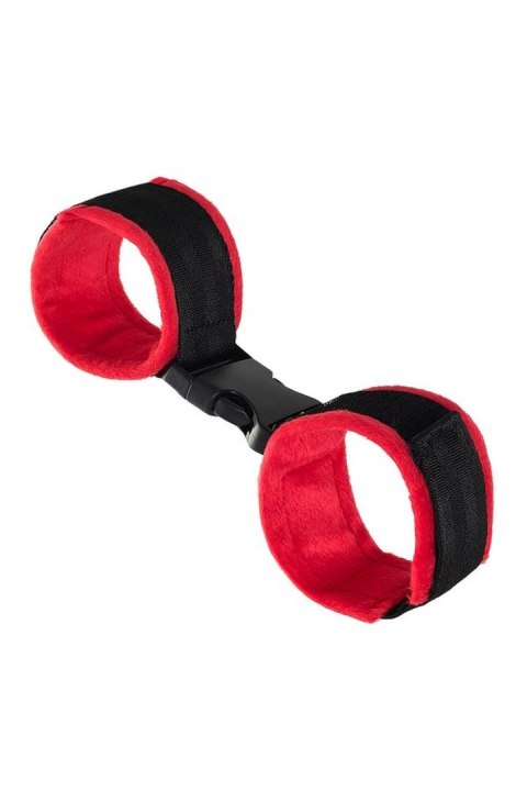 Kajdanki na kostki Anonymo welurowe 29 cm red