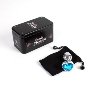 BLUE HEART METAL BUTT PLUG