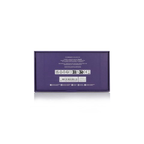 Gen - Rechargeable Triple Action G-Spot Vibrator with Pulse Wave and Vibrating Bristles - Purple