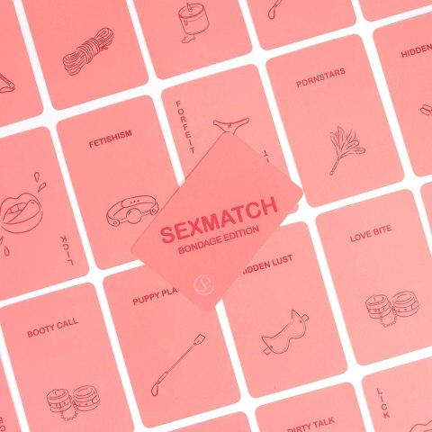 Gra karciana dla Par Sexmatch Bondage Game