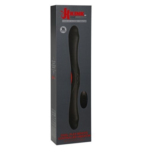 Kink Dual-Flex Silicone Vibrator with Wireless Remote