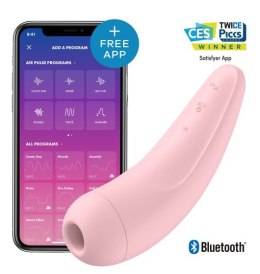 Wibrator Curvy 2+ Pink with App incl. Bluetooth & App Satisfyer