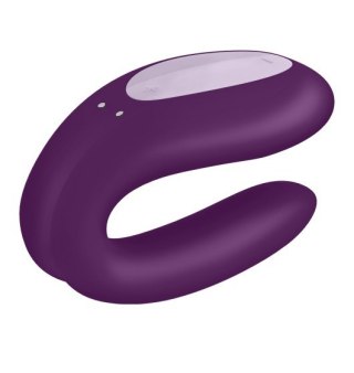 Wibrator dla Par Double Joy Violet incl. Bluetooth & App Satisfyer