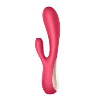 Wibrator Króliczek Mono Flex Red Bluetooth & App Satisfyer