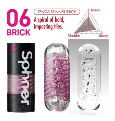 Tenga Spinner Masturbator 06 Brick