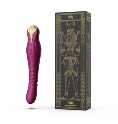 Zalo King Vibrating Thruster Velvet Purple