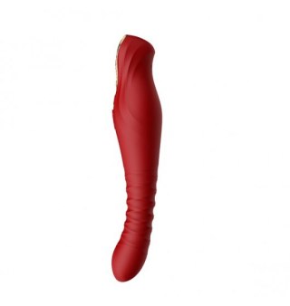 Zalo King Vibrating Thruster Wine Red