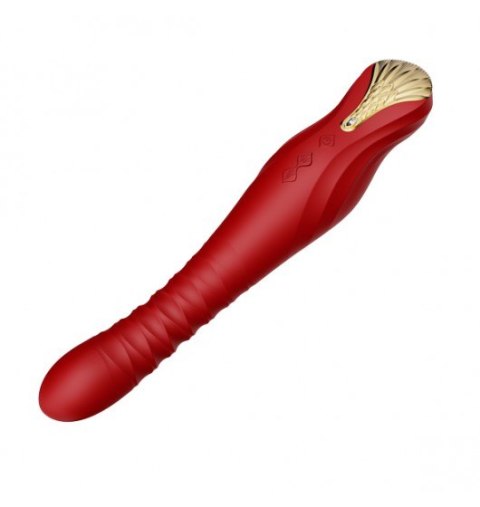 Zalo King Vibrating Thruster Wine Red