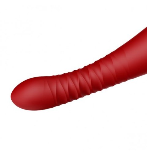 Zalo King Vibrating Thruster Wine Red