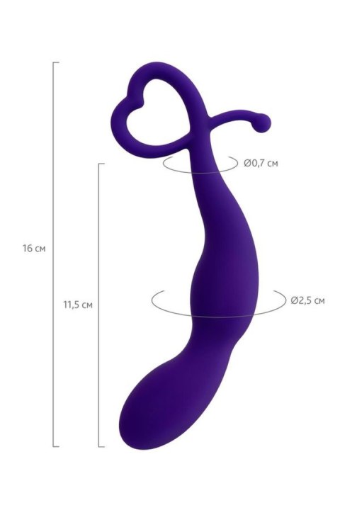 Korek analny ToDo Wlap 16 cm wodoodporny purple
