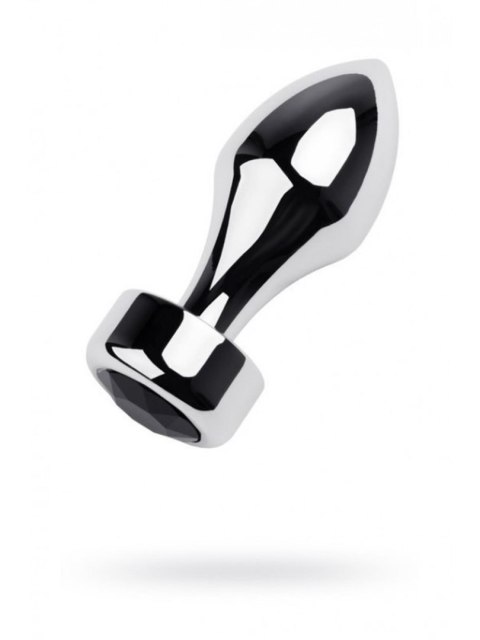 Korek analny z podstawą TOYFA +kryształ 10,8 cm silver