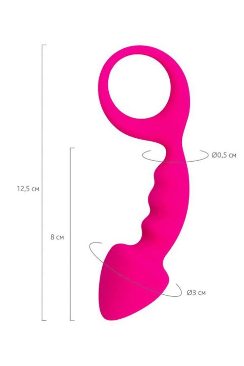Korek analny z pętelką ToDo Bong pink