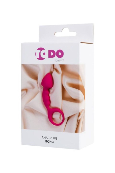 Korek analny z pętelką ToDo Bong pink