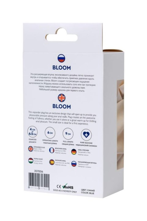 Korek analny ToDo Bloom Ekspander M Blue