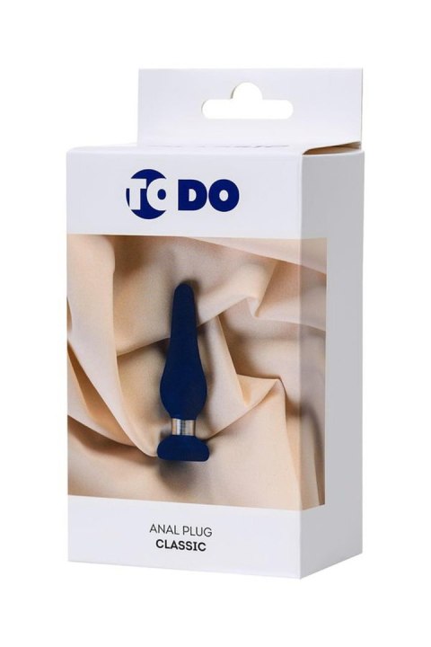 Korek analny ToDo Small S Classic Blue