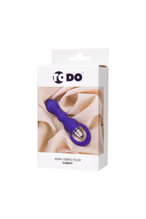 Korek analny ToDo by Toyfa 14 cm silicone, purple