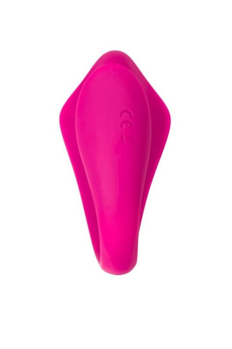 Wibrator podwójny 9,6 cm silikon pink Toyfa