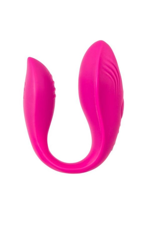 Wibrator podwójny 9,6 cm silikon pink Toyfa