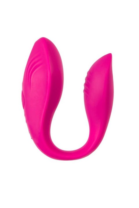 Wibrator podwójny 9,6 cm silikon pink Toyfa