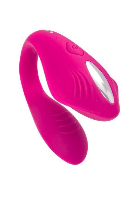 Wibrator podwójny 9,6 cm silikon pink Toyfa
