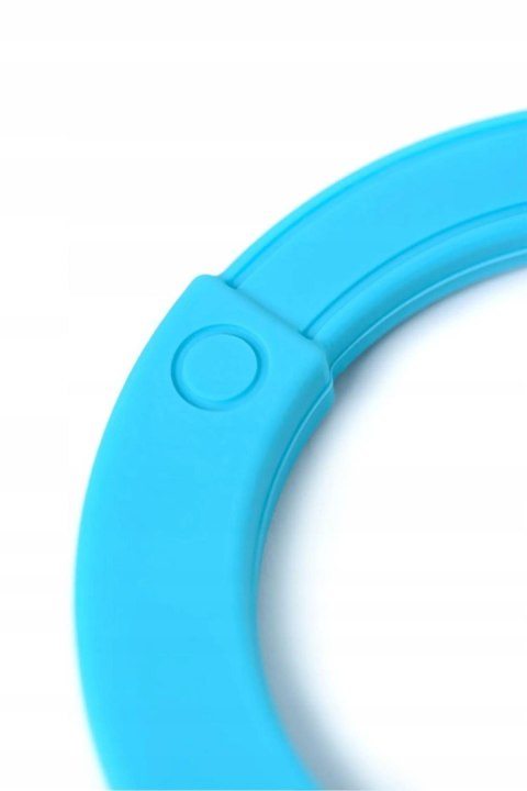 Kajdanki A-Toys silikonowe Stretchy cuffs blue