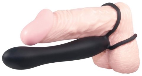Strap on Dildo analne z pętlami Anal Special Silicone Black